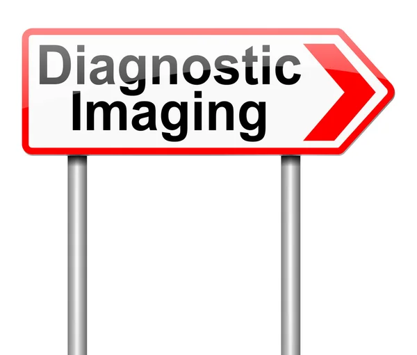 Diagnostische beeldvorming teken. — Stockfoto