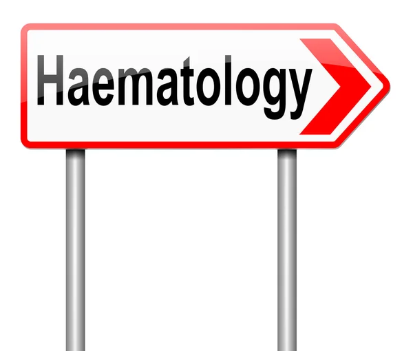 Hematologie concept. — Stockfoto