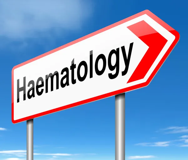 Hematologie concept. — Stockfoto