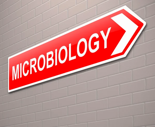 Koncept mikrobiologie. — Stock fotografie