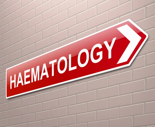 Concept d'hématologie . — Photo
