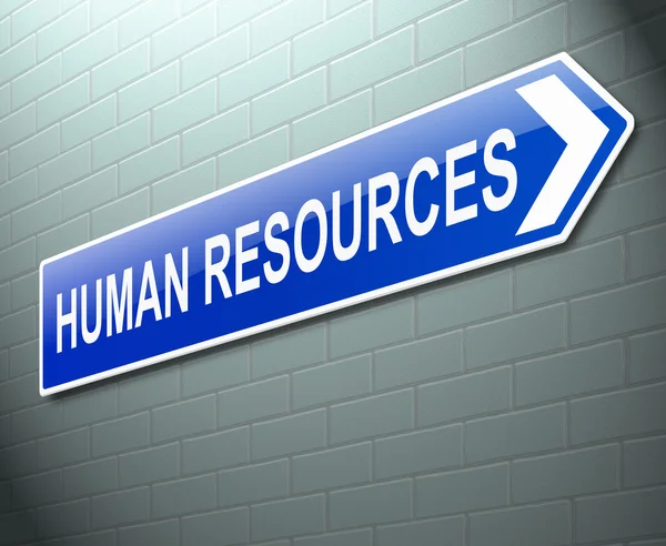 HUMAN RESOURCES คอนเซปต์ . — ภาพถ่ายสต็อก