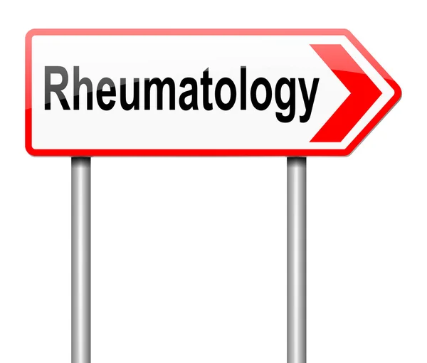 Signo de reumatología . — Foto de Stock