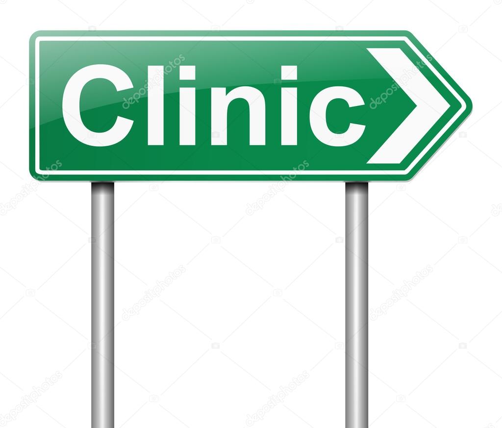 Klinikschild. - Stockfotografie: lizenzfreie Fotos © 72soul 30872709