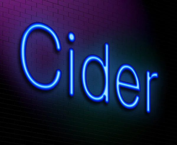 Cider koncept. — Stockfoto