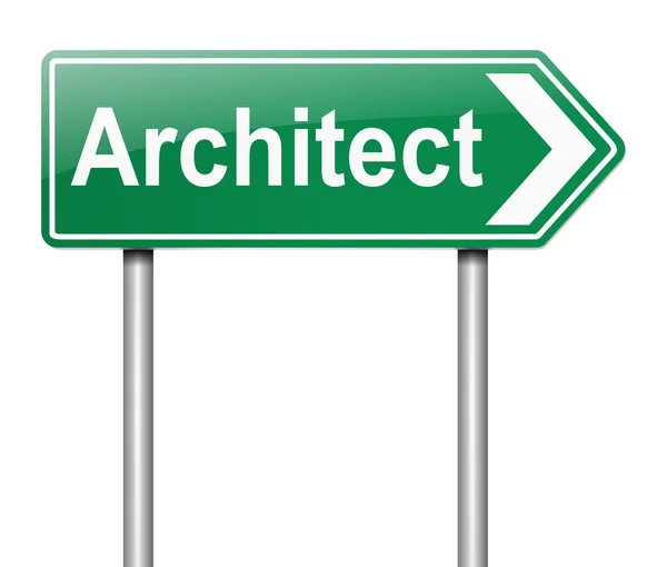 Concetto di architetto . — Foto Stock