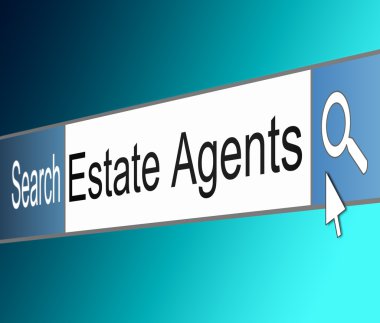 Estate Agent concept.