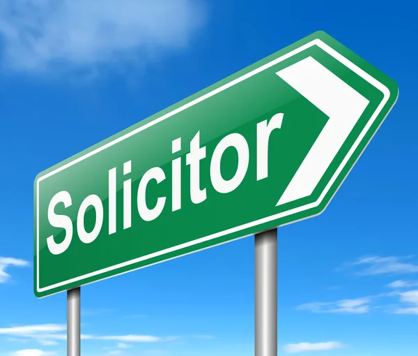 Solicitor concept. — Stock Photo, Image