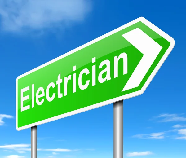 Electrician concept. — Stock Photo, Image