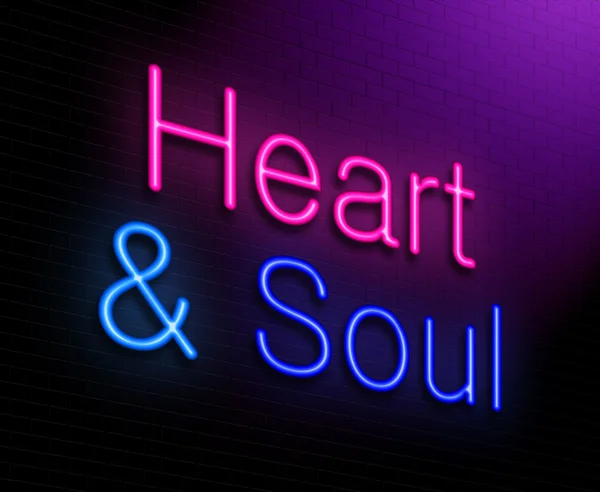 Concepto corazón y alma . — Foto de Stock