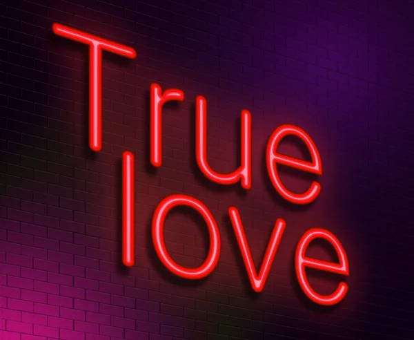 Conceito de amor verdadeiro . — Fotografia de Stock