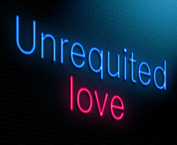 Unrequited love concept. — Stock Photo, Image
