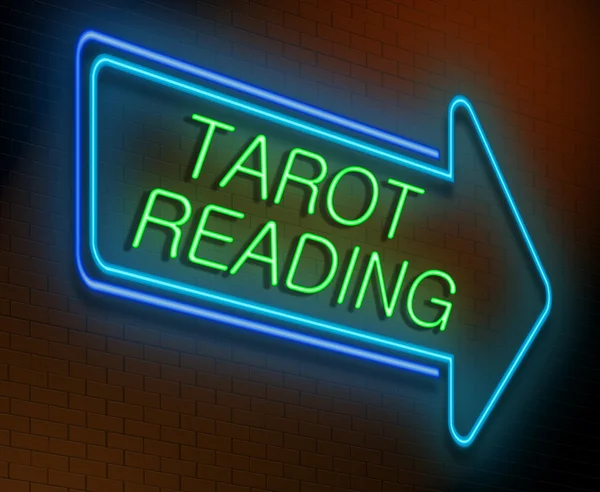 Tarot lezing concept. — Stockfoto