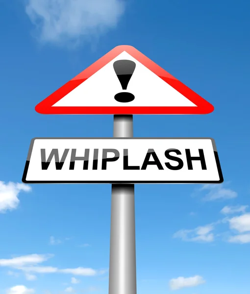 Whiplash concept. — Stock Photo, Image