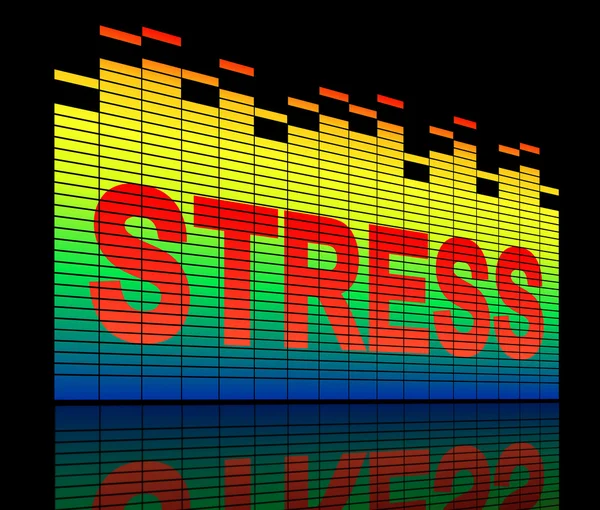 Stress niveaus concept. — Stockfoto