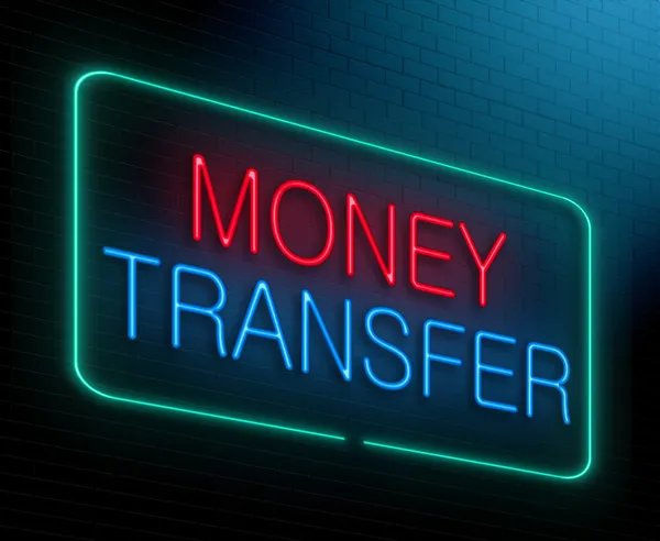 Money transfer concept. — Stock Photo, Image