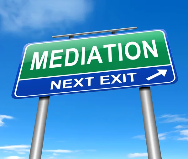 Mediation concept. — Stock Photo, Image