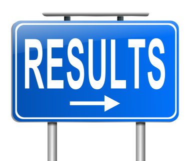 Results concept. clipart