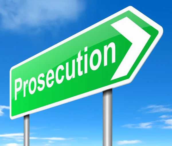 Prosecution concept. — Stock Photo, Image