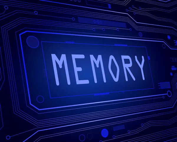 Concepto de memoria . —  Fotos de Stock