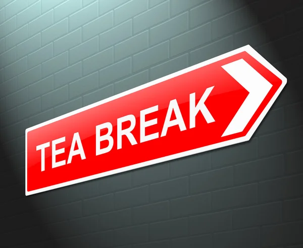 Tea break concept. — Stock Photo, Image
