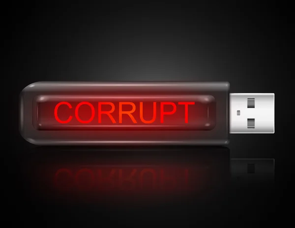 Corrupt concept. — Stock Photo, Image