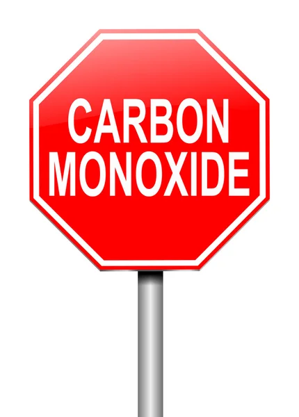 Concepto de monóxido de carbono . — Foto de Stock