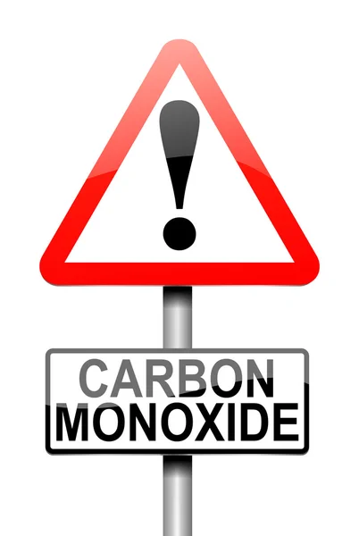 Έννοια του μονοξειδίου του άνθρακα. — Φωτογραφία Αρχείου