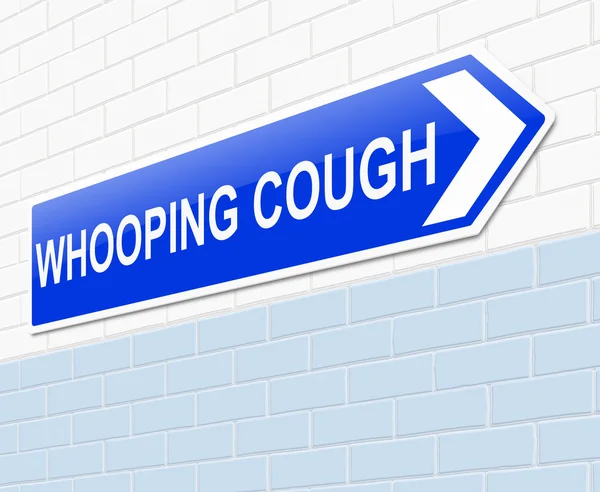 Whooping cough concept. — Stock Photo, Image