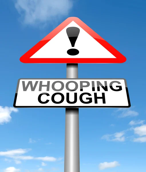 Whooping cough concept. — Stock Photo, Image