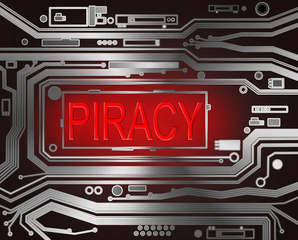 Piracy concept. — Stock Photo, Image