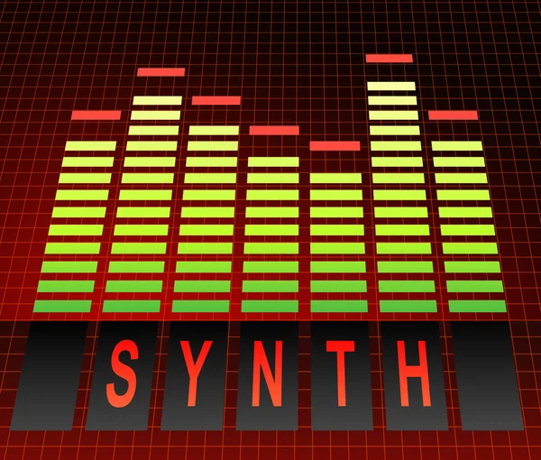 Концепция Synth . — стоковое фото