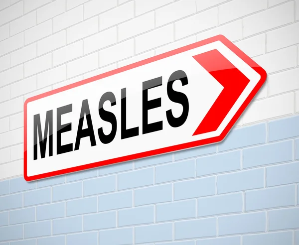 Measles concept. — Stock Photo, Image