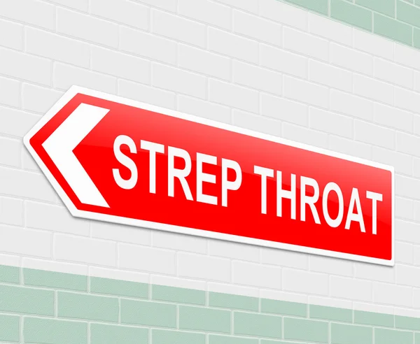 Strep Throat concept. — Stock Photo, Image