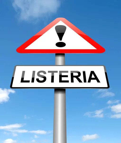 Concepto de Listeria. — ストック写真