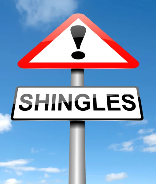 Shingles concept. — Stock Photo, Image