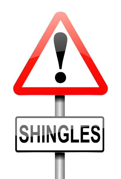 Shingles concept. — Stock Photo, Image