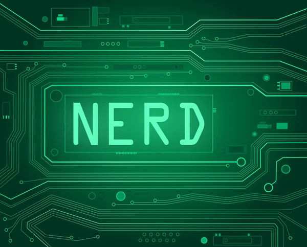 Concept de nerd . — Photo