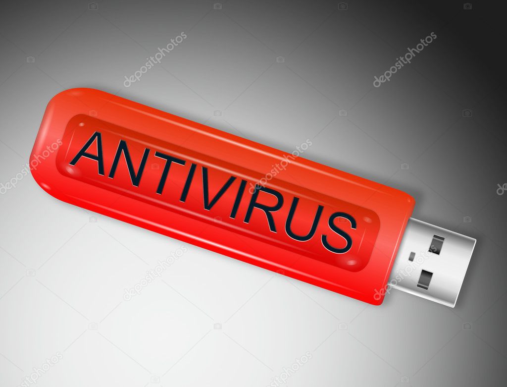 Antivirus concept.