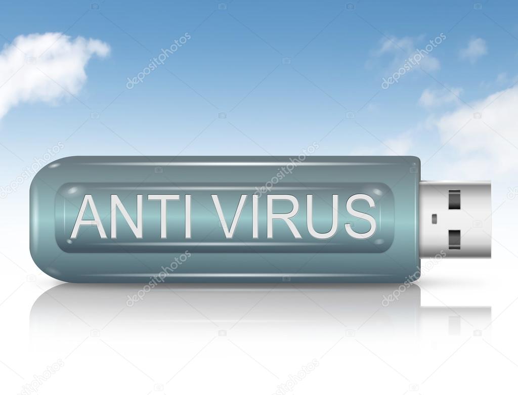 Antivirus concept.