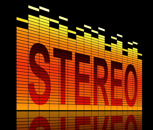 Concetto stereo . — Foto Stock