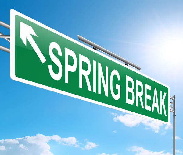 Spring Break concept. — Stock Photo, Image