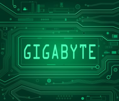 Gigabyte kavramı.