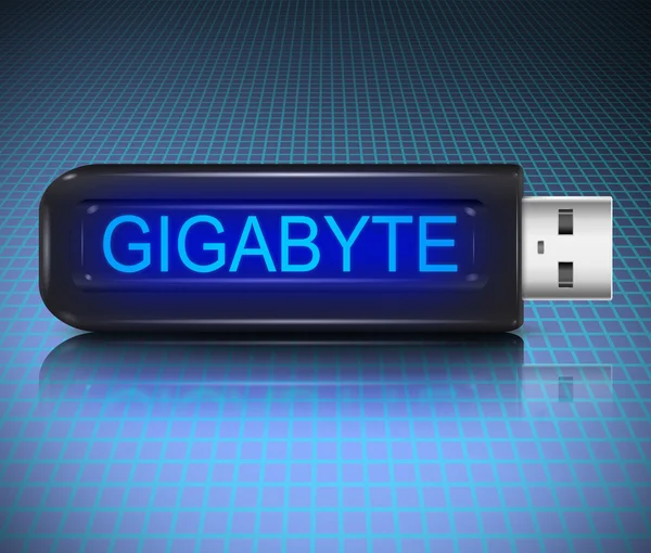 Gigabyte concept. — Stock Photo, Image