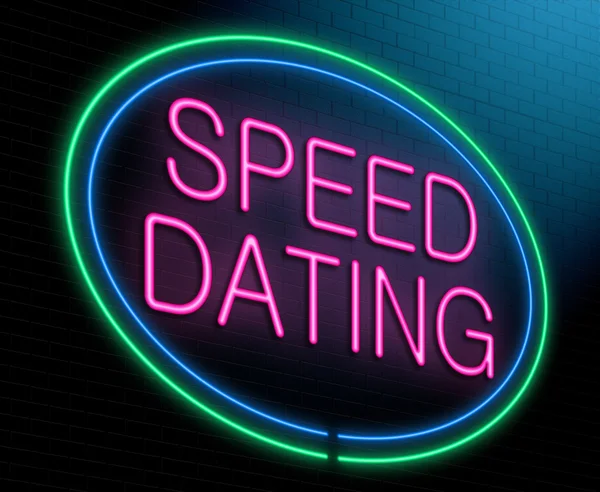 Speeddating-Konzept. — Stockfoto