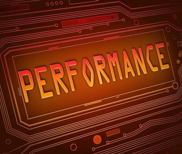 Performance concept. — Stock Photo, Image