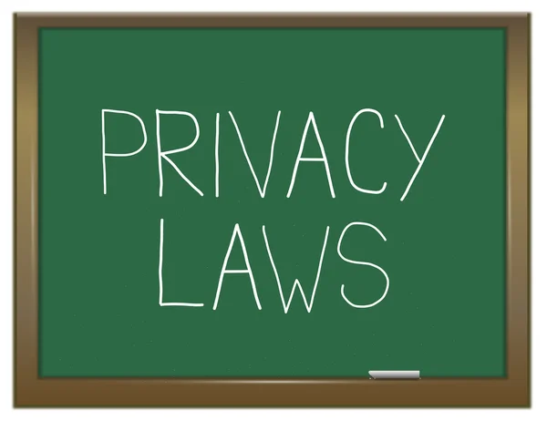 Concepto leyes de privacidad . — Foto de Stock