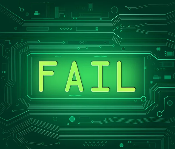 Technical fail concept. — Stock Photo, Image