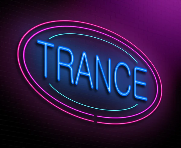 Trance koncepció. — Stock Fotó