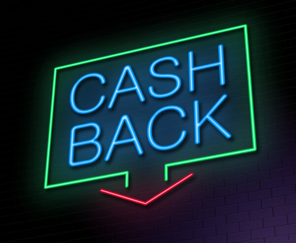 Cashback concept.